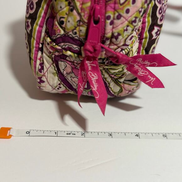 💐 Vera Bradley Duffel Bag Very Berry Paisley Quilted Retired Pattern Collectors - Picture 7 of 8